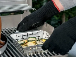 Weber kleiner quadratischer Gemüsekorb
