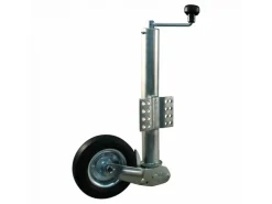 Winterhoff 60 mm automatisch einklappbar Stützrad mit Stahlfelge