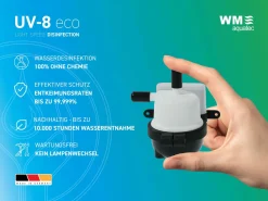 WM aquatec UV-8 eco vollautom. UV-C LED Wasserdesinfektion