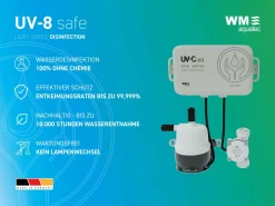 WM aquatec UV-8 safe vollautom. UV-C LED Wasserdesinfektion