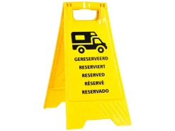 Wohnmobilschild reserviert
