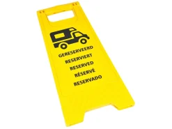 Wohnmobilschild reserviert
