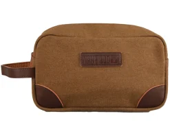 Yakfield Dias Canvas Kulturbeutel - Brown