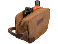 Yakfield Dias Canvas Kulturbeutel - Brown
