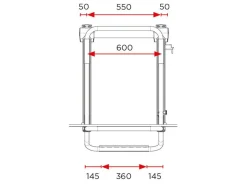 Zweite Chance BR-Systems Bike-Lift Short Rail Heck-Fahrradträger